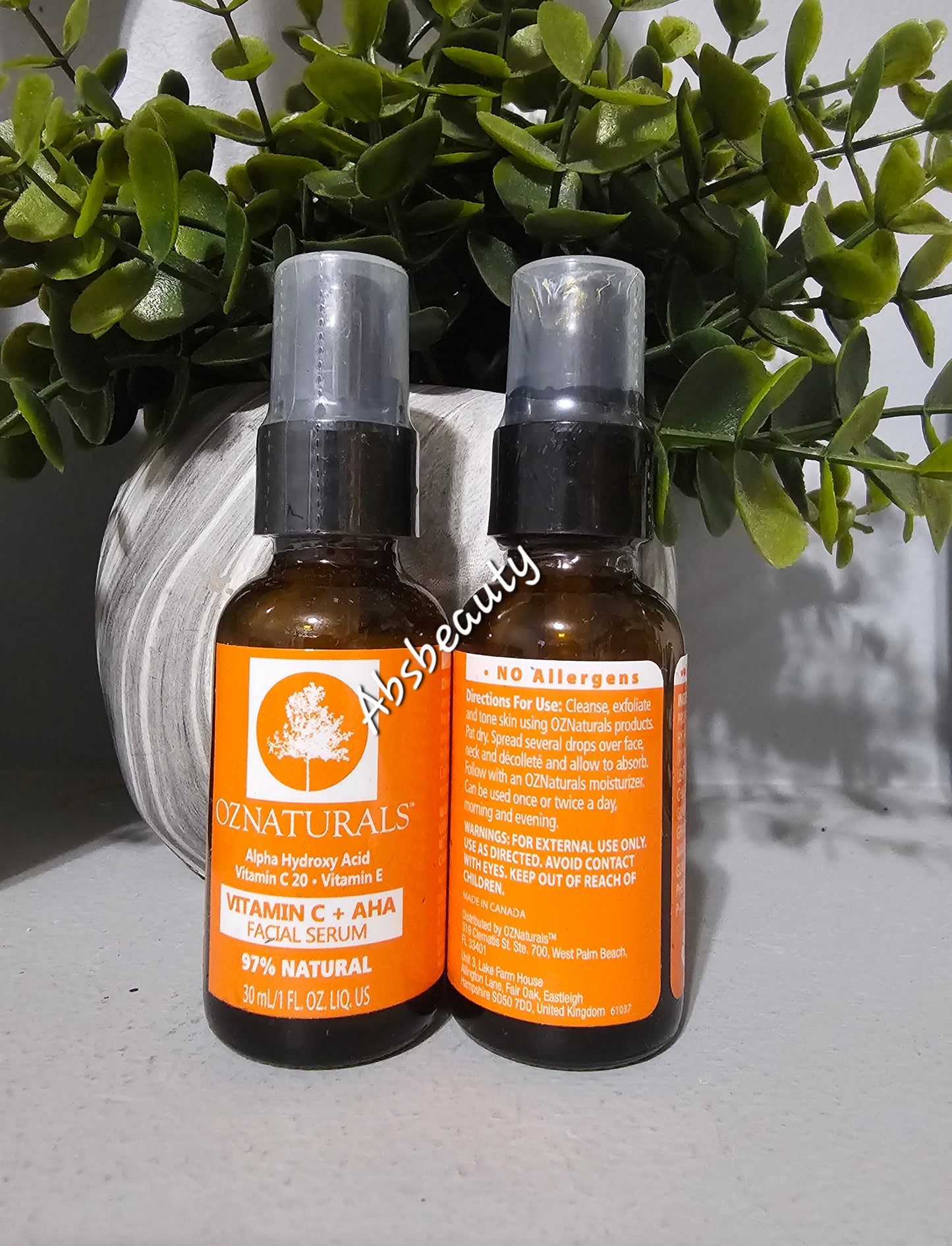 OZNATURALS Facial Serum 30ml.1pc