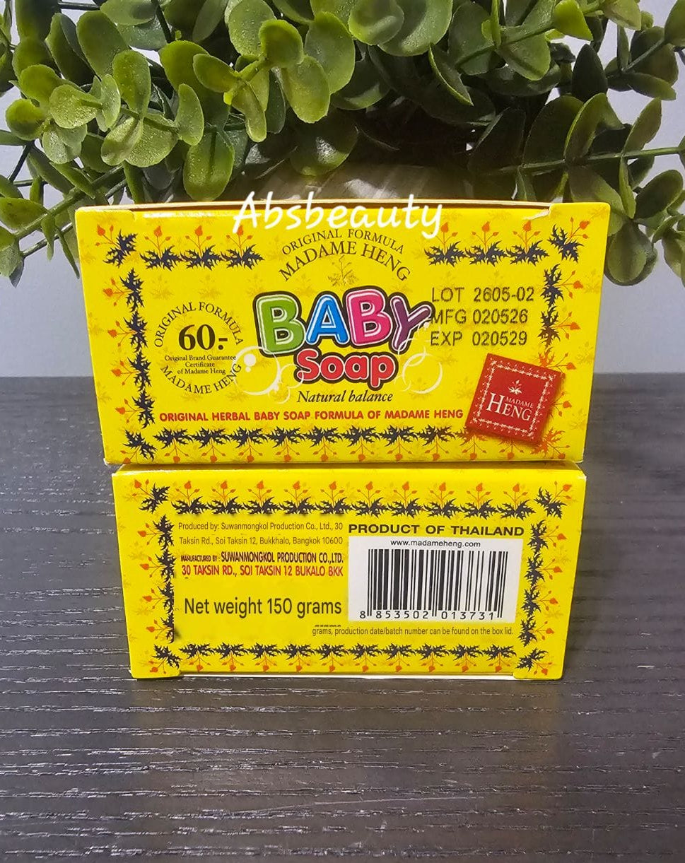 Original Formula Madame HENG Baby Soap Original Herbal With Vitamin E & Chamomile 150g,1pc ✨️👌💯