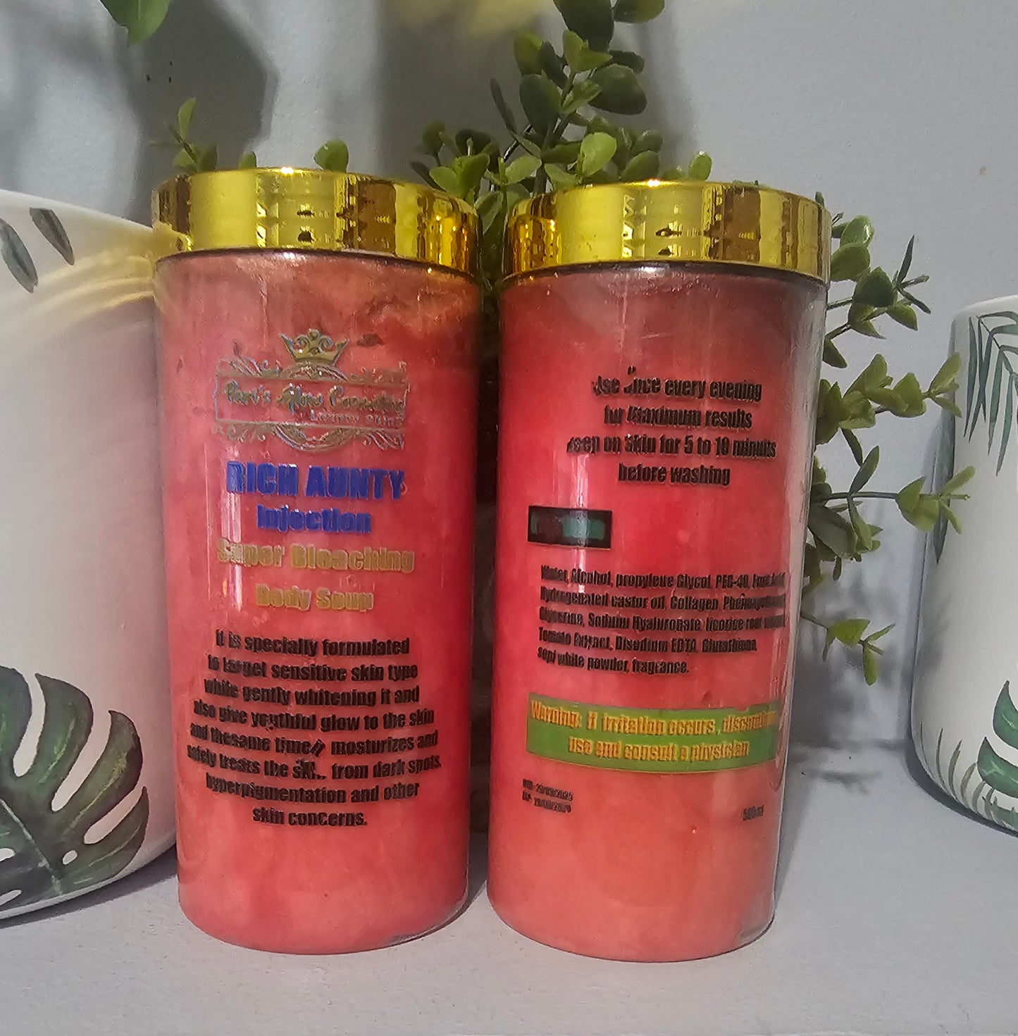 1×Pari's Glow Cosmetics Rich Aunty Injection Super Body Soap.1pc