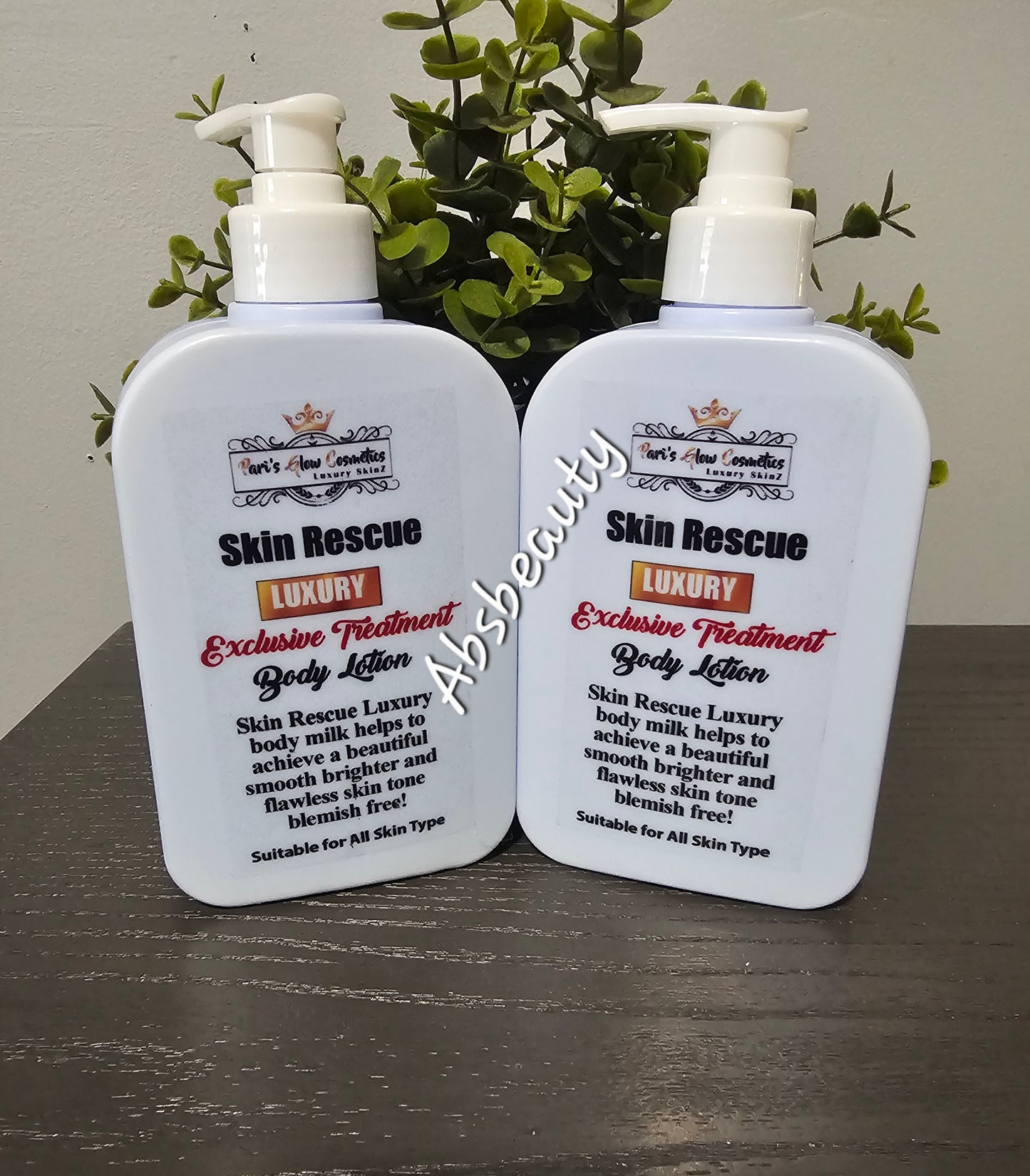 Skin Rescue Luxury Exclusive Treatment Body Lotion From Pari's Glow Cosmetics. 1pc