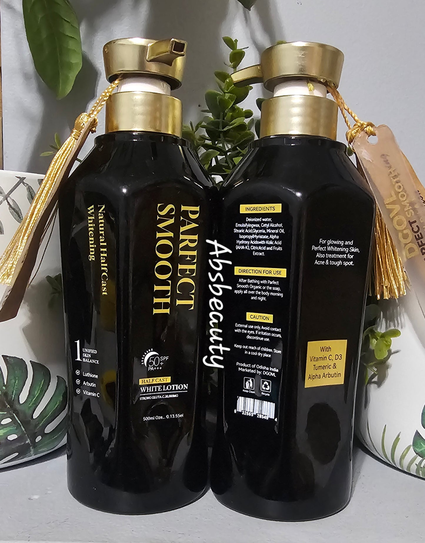 Parfect Smooth Half-C| Natural Gold Whitening Body Lotion With Spf50 500ml, 1pc💯👌