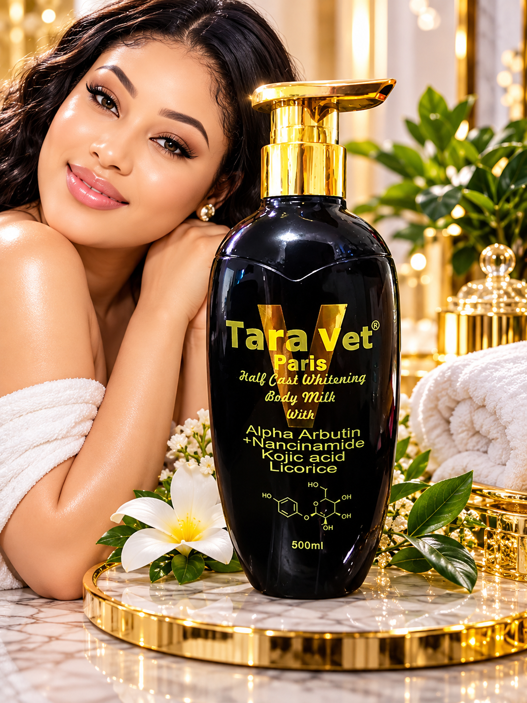 Tara Vet Paris Half-C Whitening body Lotion. 500ml X 1