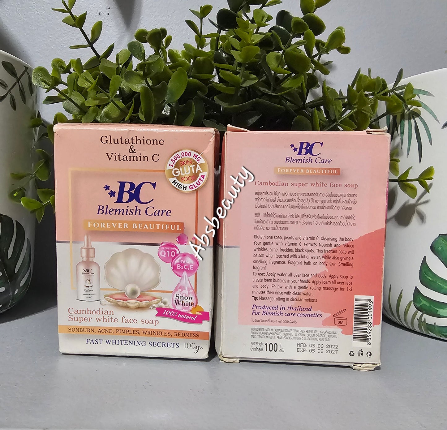 Blemish Care Forever Beautiful Super White Face Soap 100g💯👌.1pc