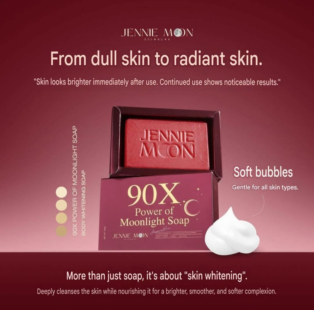 Jennie Moon 90X Power of Moonlight Body & Face Soap 160g 1pc