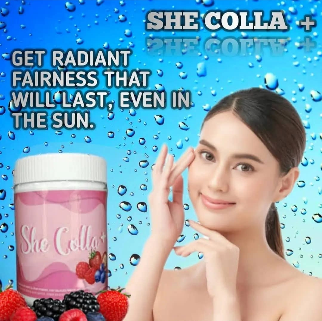 She Colla Plus Collagen Powder Supplements Glowing &Radiant Skin 500g✨️💯✅️