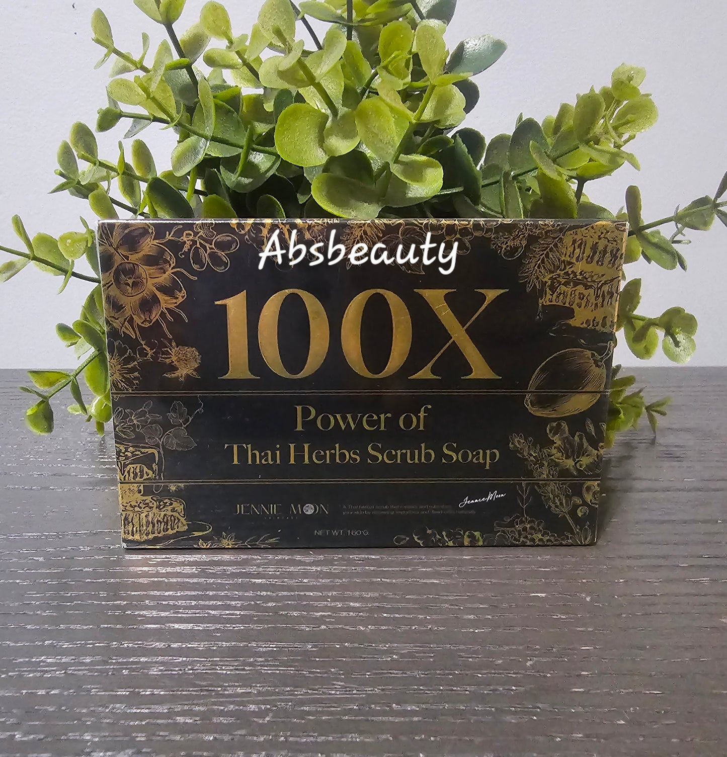 Jennie Moon 100X Power of Thai Herbs Scrub Soap 160g Original&Authentic 1pc