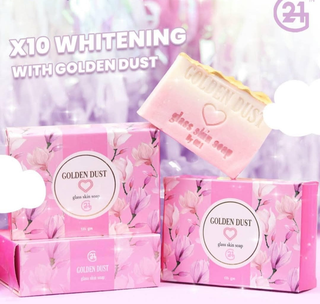 G21 Golden Dust Glass Skin Soap 135g, 1pc