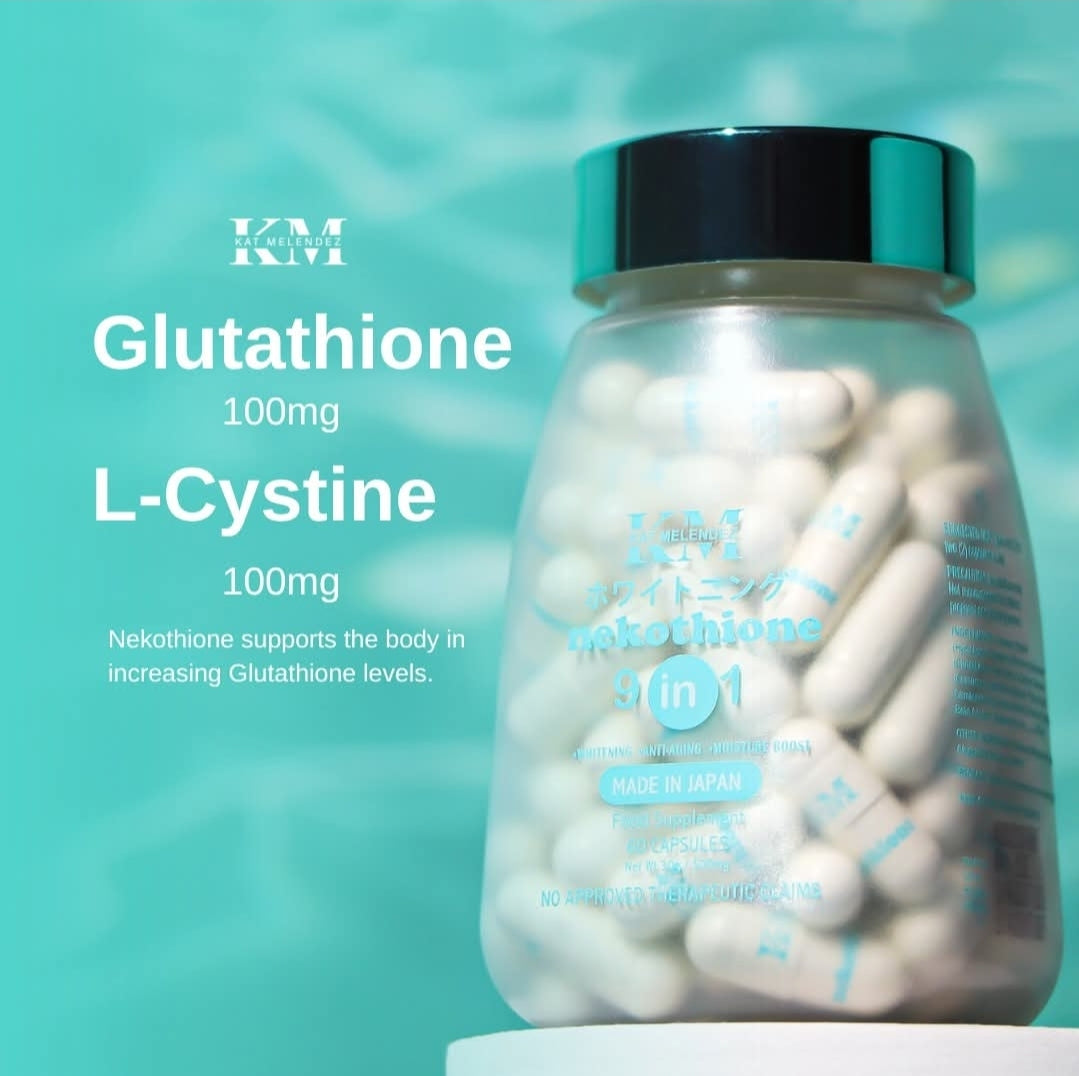 Nekothione 9 in 1 by Kath Melendez / Neko Glutathione 60 Whitening capsules