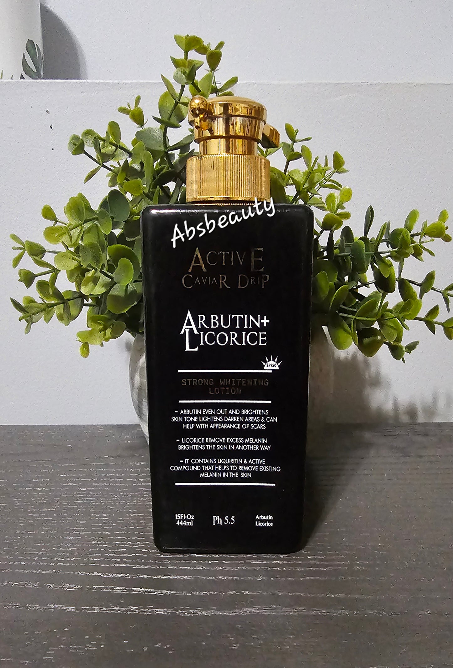 Active Caviar drip Arbutin+Licorice Strong Whitening Body Lotion 400ml Spf50