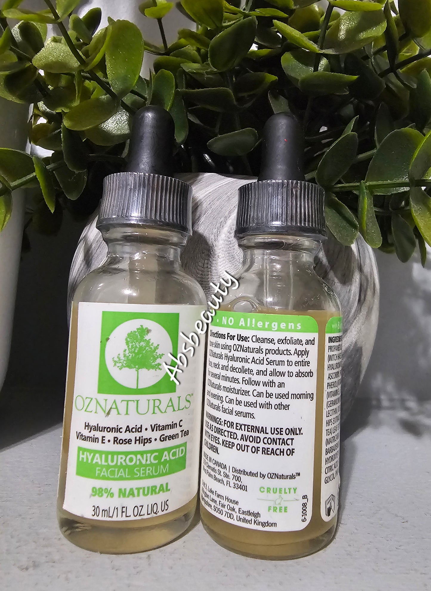 OZNATURALS Facial Serum 30ml.1pc