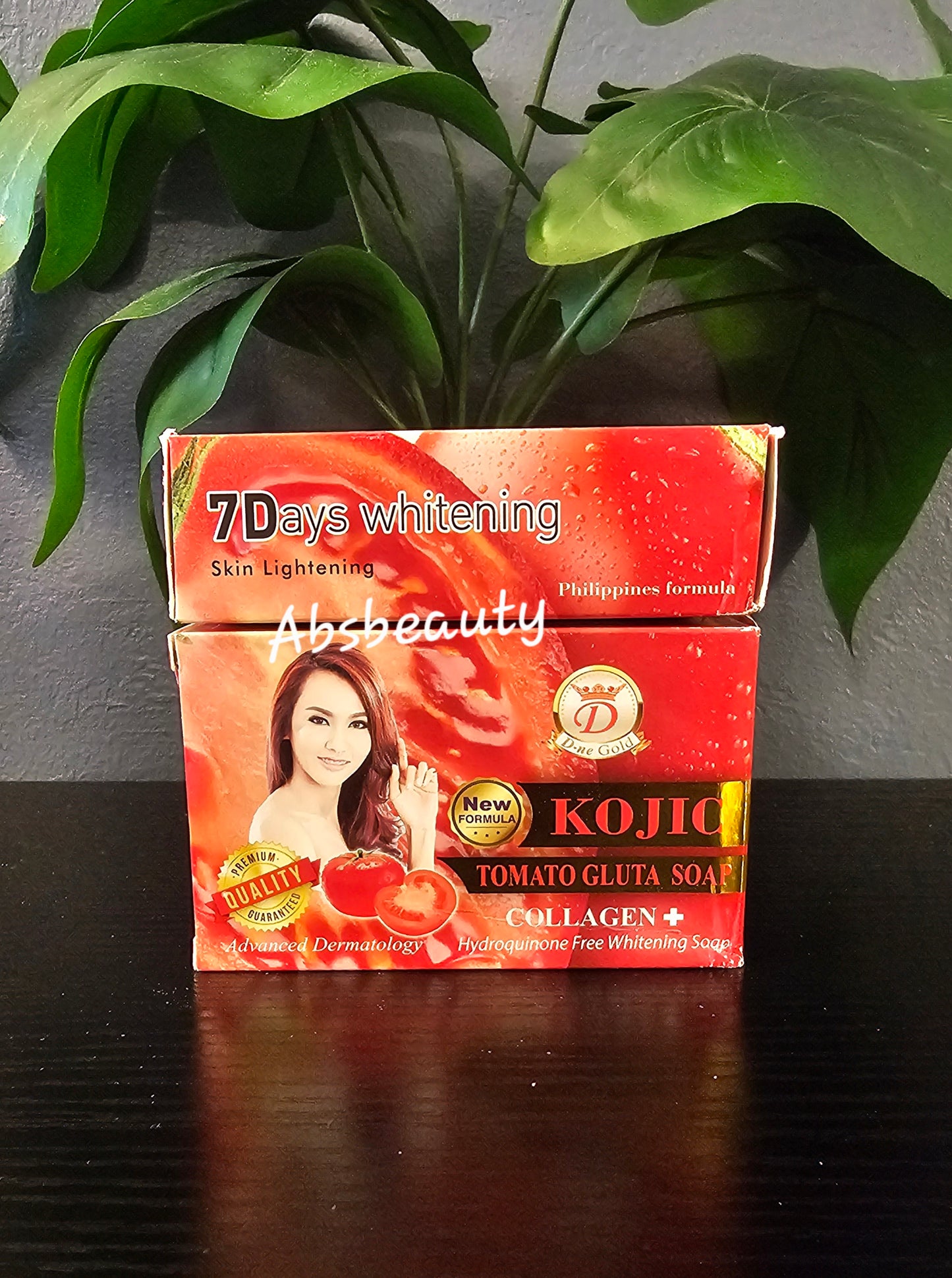 X2 Kojic Tomato Gluta Collagen+ 7days whitening Soap 2pcs 160g Each
