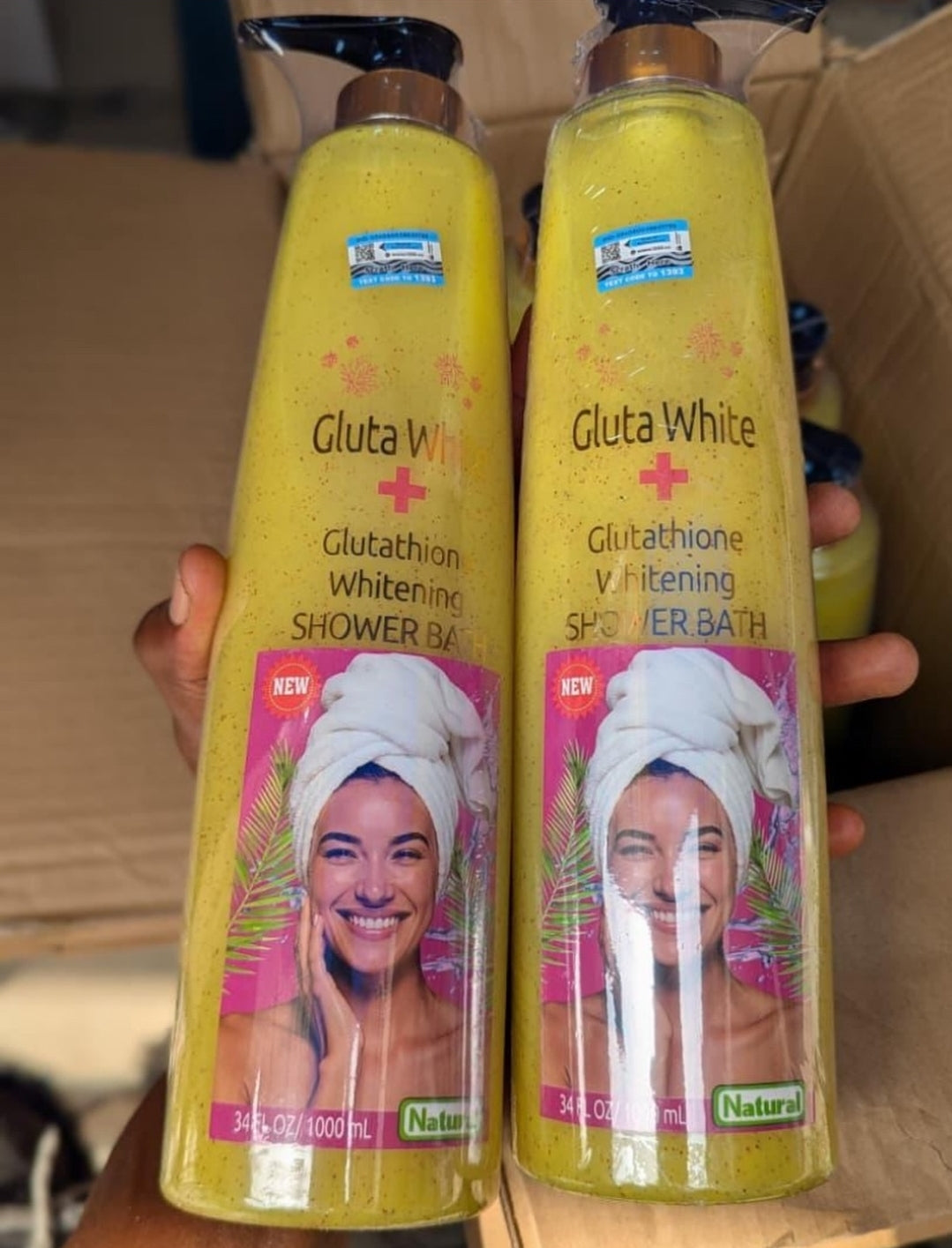 1xGluta White ➕️ Glutathione Whitening Shower Gel 1000ml Original&Authentic 1pc