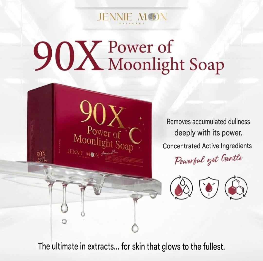 Jennie Moon 90X Power of Moonlight Body & Face Soap 160g 1pc