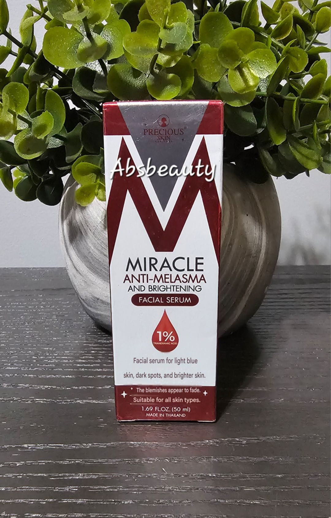 Precious Skin MIRACLE Anti-Melasma & Brightening Facial Serum 50ml With 1% Tranexamic acid💯👌,1pc