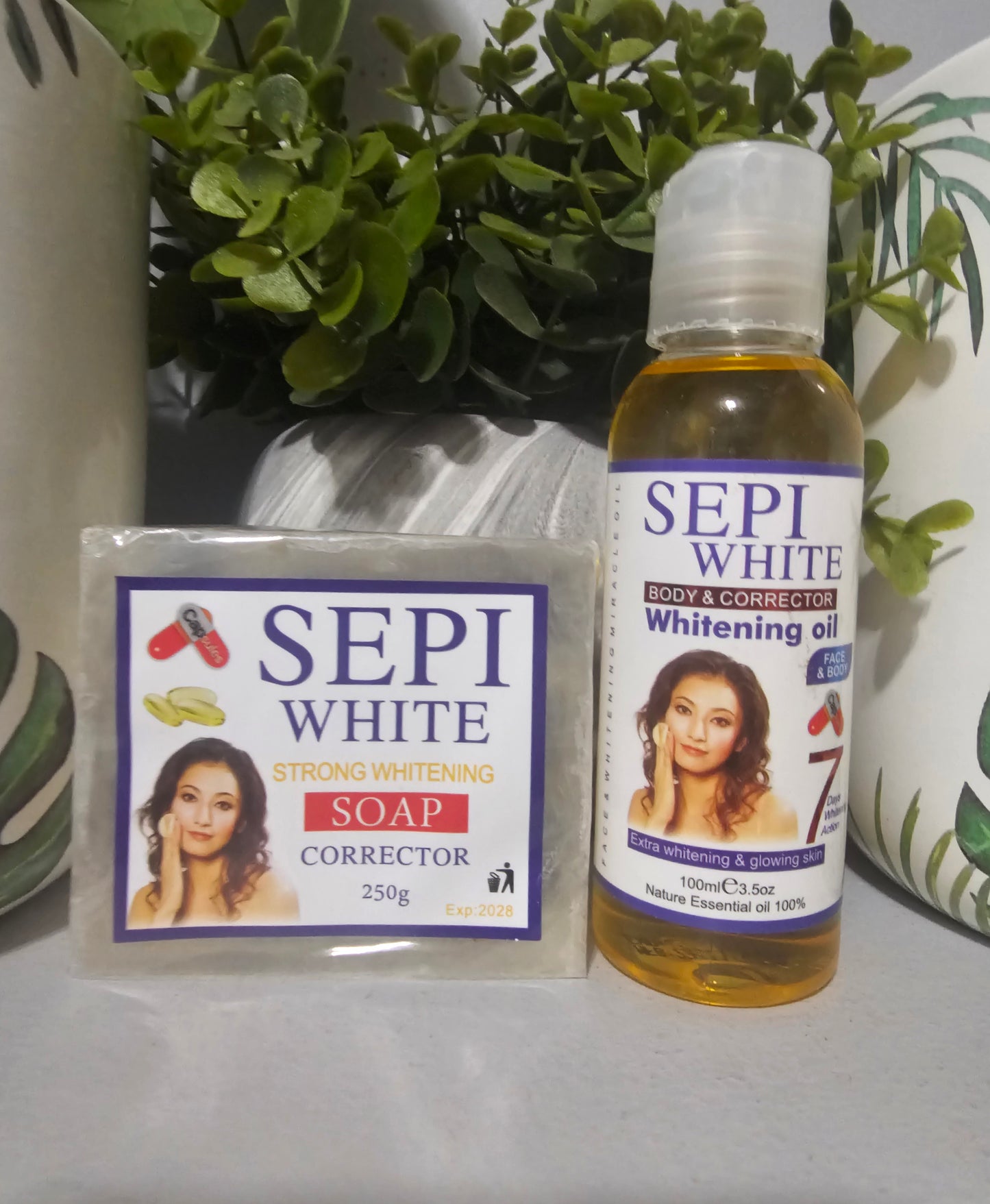 Sepi White Strong Whitening Soap & Body Oil Corrector