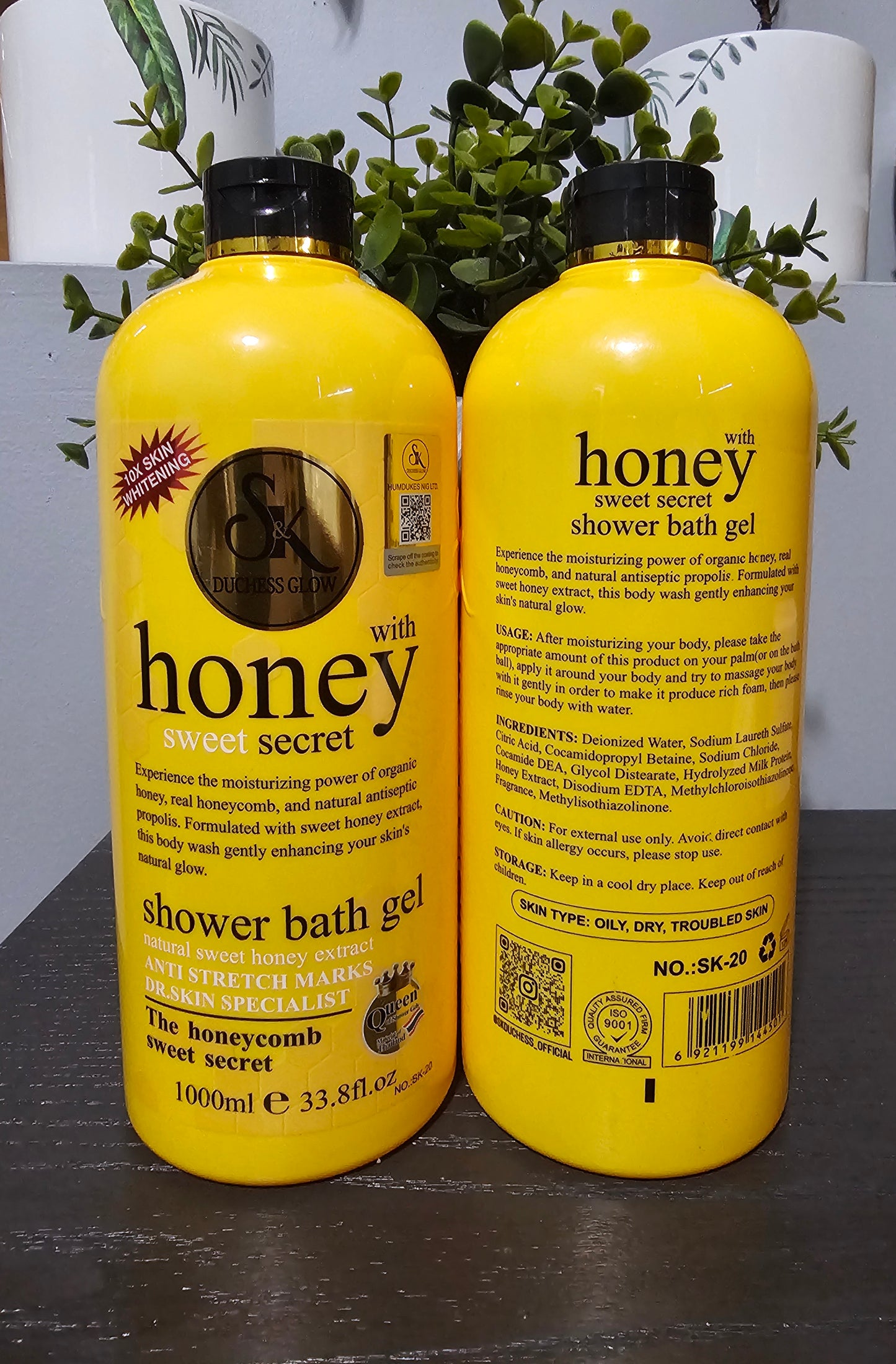 SK Duchess Glow with Honey Sweet Secret Shower Bath Gel 1000ml 💯👌
