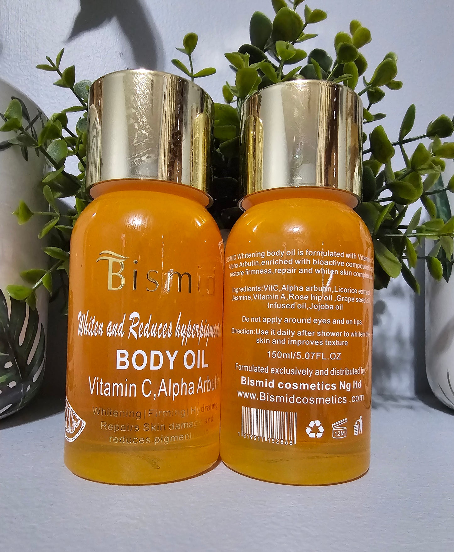Bismid Whiten & Reduces Hyperpigmentation with Vitamin C & Alpha Arbutin 150ml