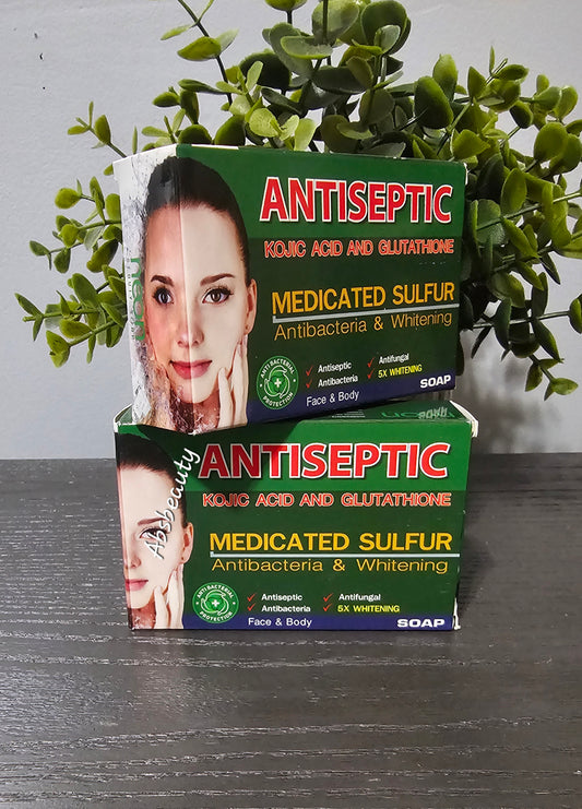 Neon Antiseptic Kojic Acid Glutathione Face & Body Soap 135g, 1pc👍