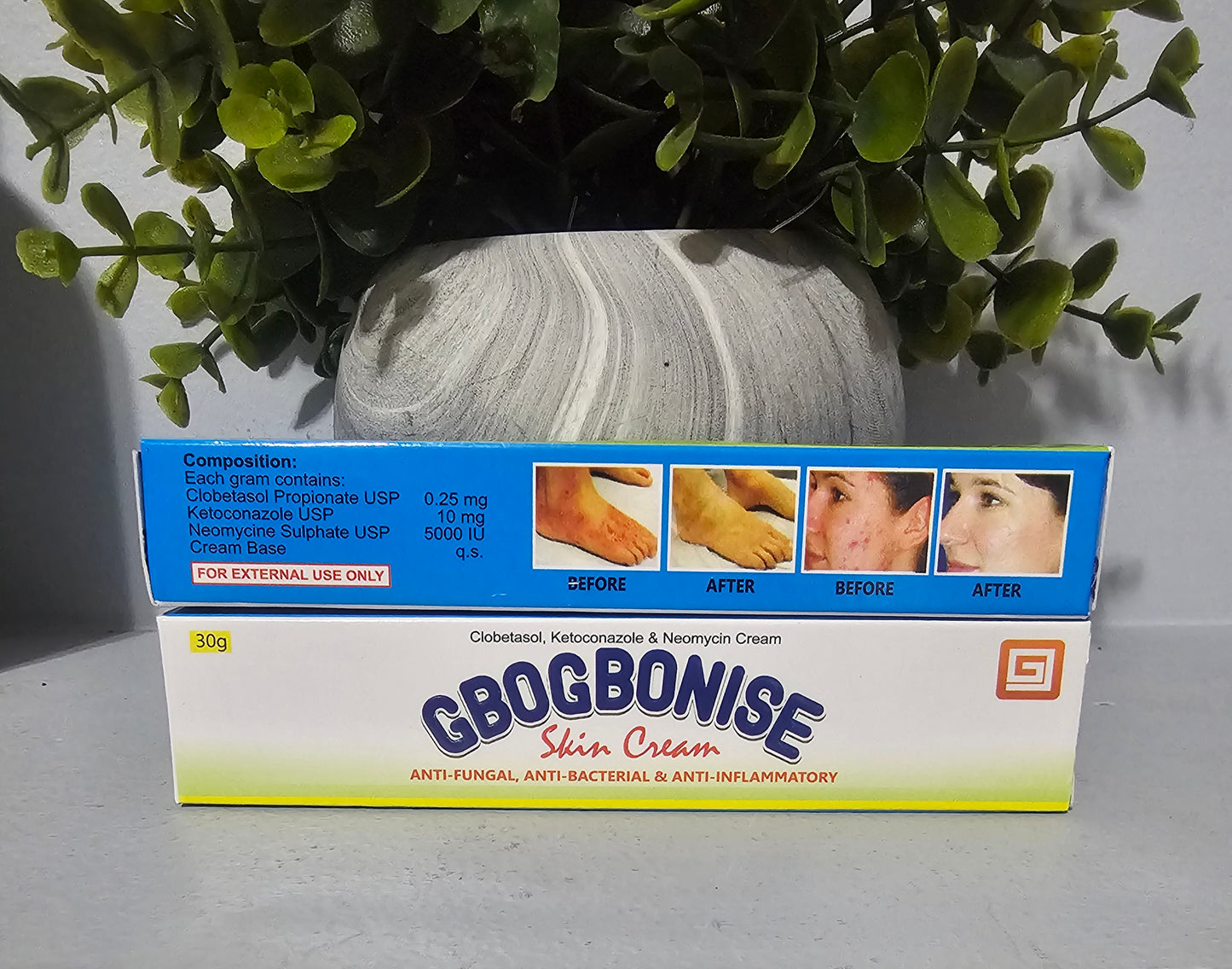 Gbogbonise Skin Cream Face and Body 30g, 1pc