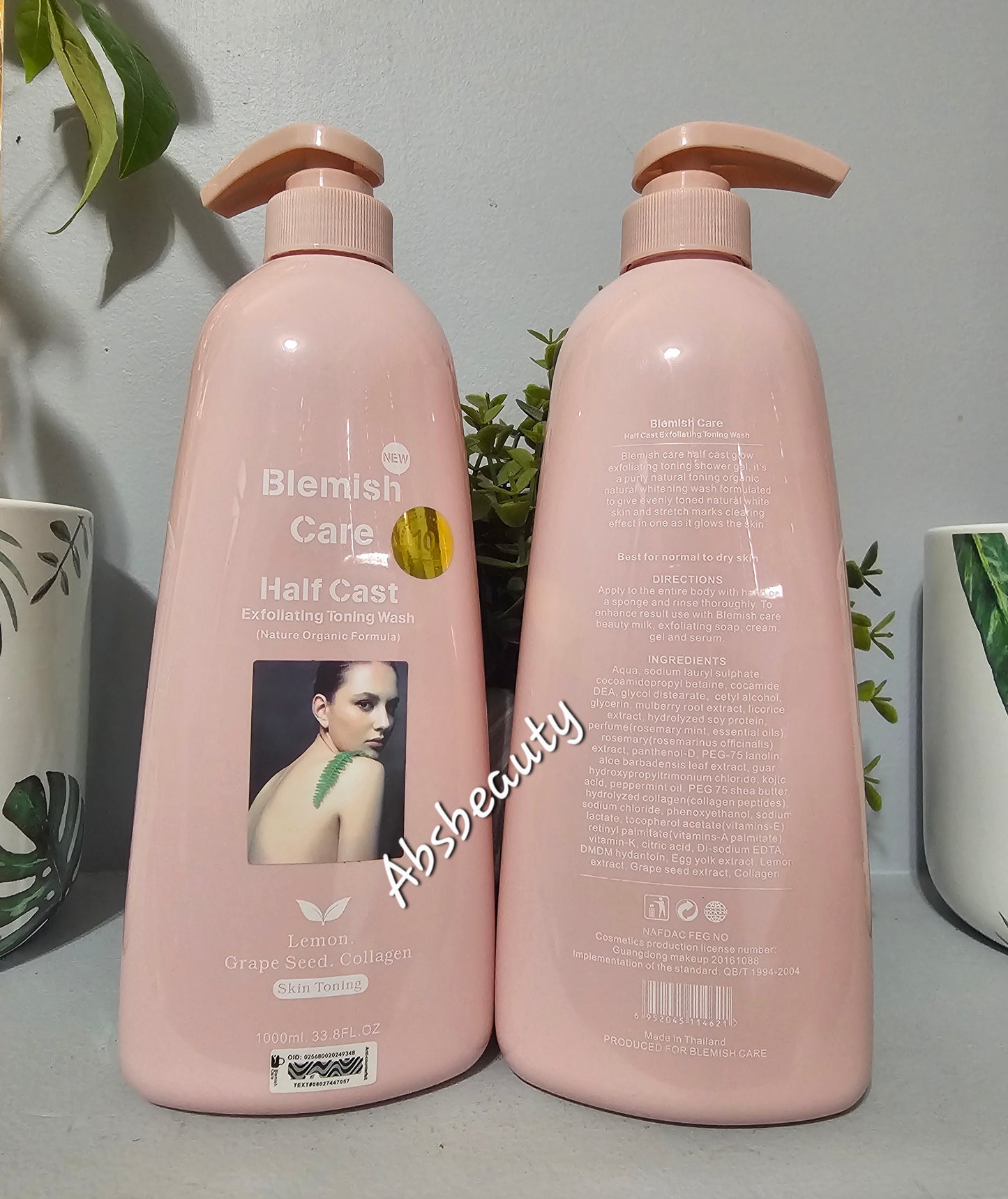 1pc Blemish Care Half-C Exfoliating Toning Shower Gel 1000ml