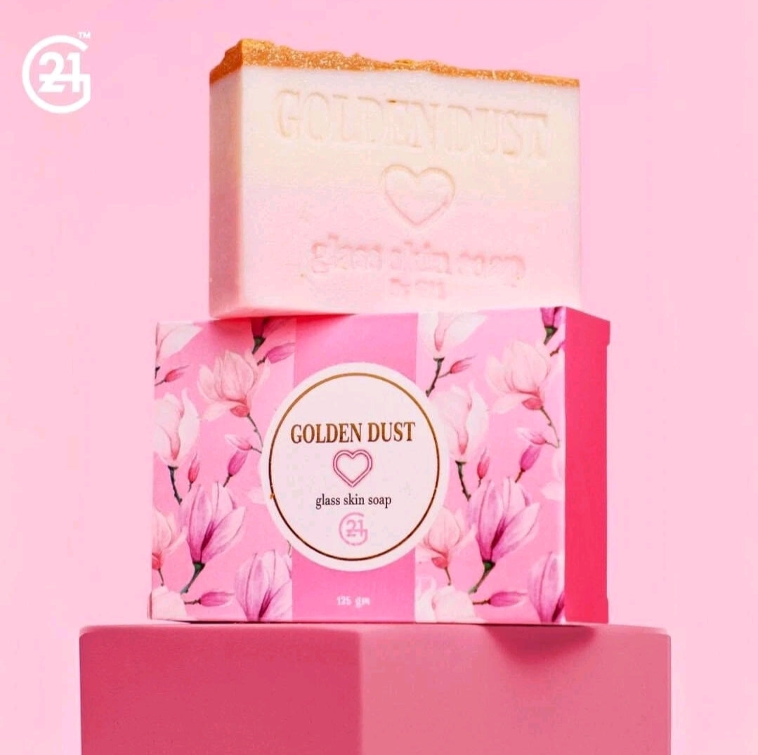 G21 Golden Dust Glass Skin Soap 135g, 1pc
