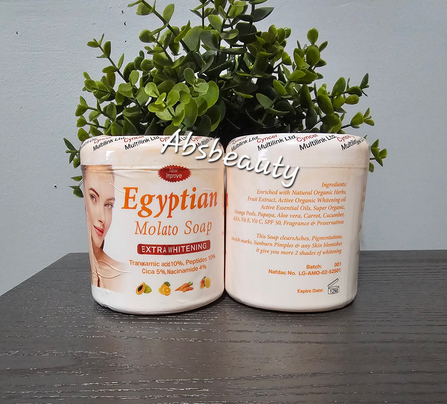 Egyptian Molato Soap Extra Whitening 500g 💯👍.