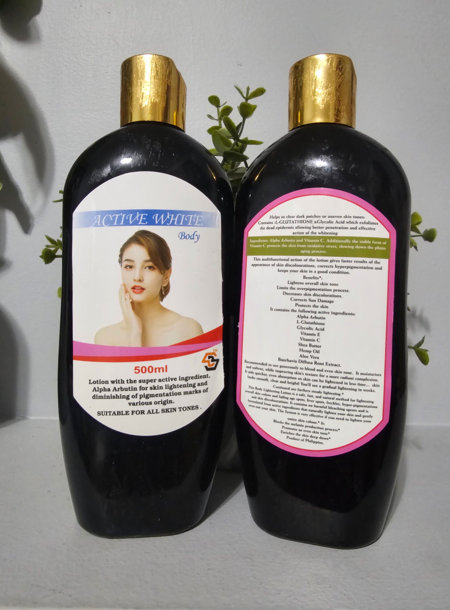 Active White Body Lotion 500ml With Super Active ingredients
