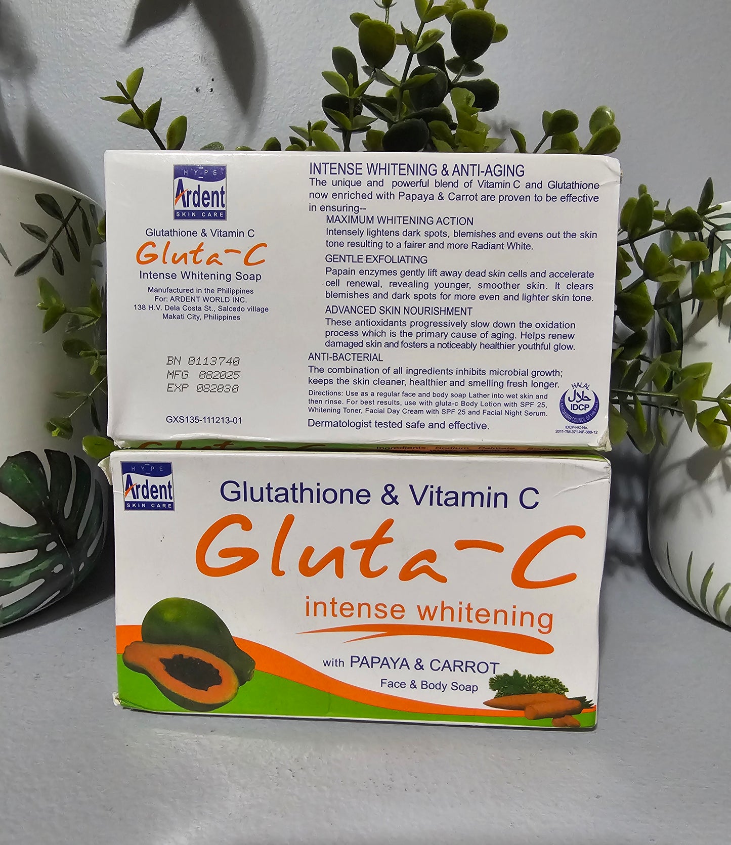 Gluta-C Intense Whitening With Papaya & Carrot Face & Body Soap