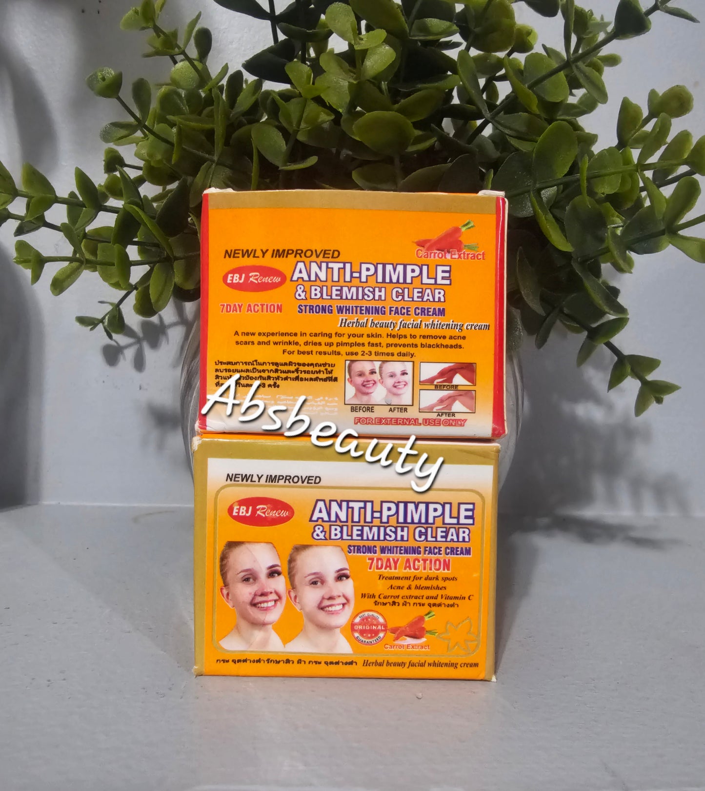 Anti-Pimple & Blemish Clear Strong Whitening Face Cream 7 Days Action. 1pc