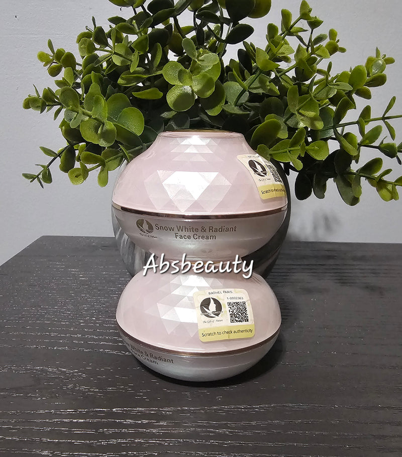 Snow White & Radiant Face Cream With Spf30, 30g From Bathel Paris Cosmetics. 1pc