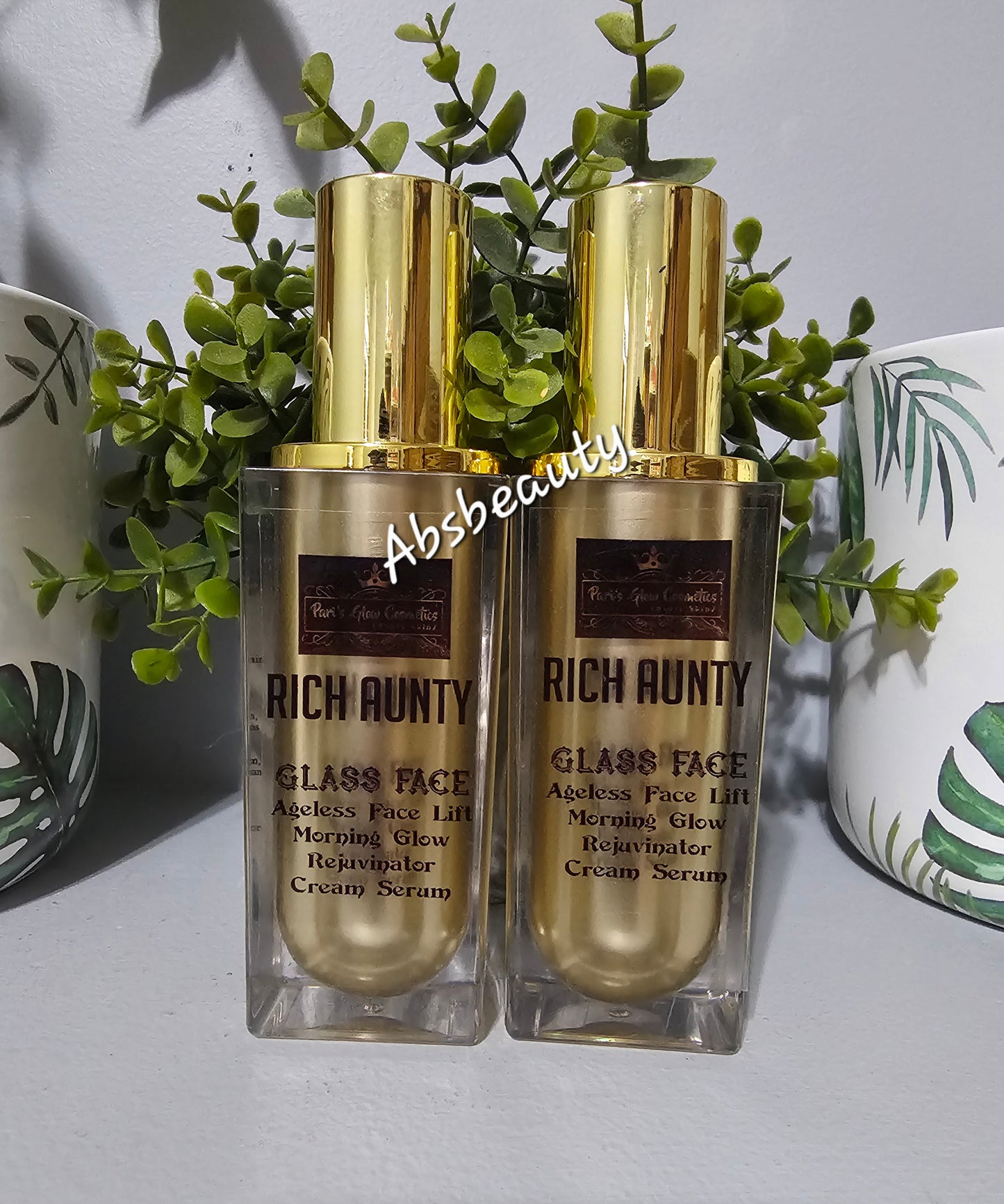 Pari's Glow Rich Aunty Glass Face Ageless Face Lift Cream Serum 100ml. 1pc