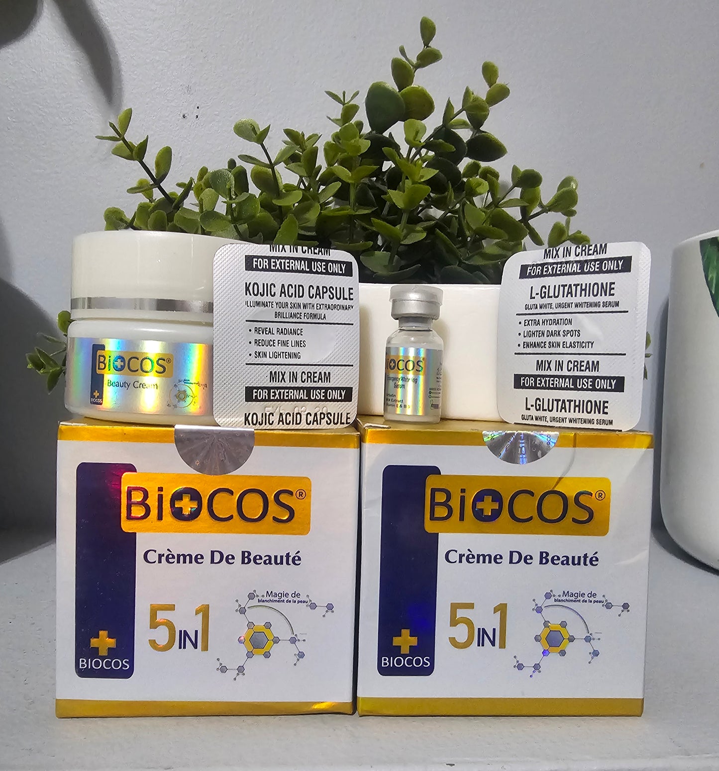 BIOCOS 5in1 Beauty Face Cream  Skin Whitening Magic👌✨️.