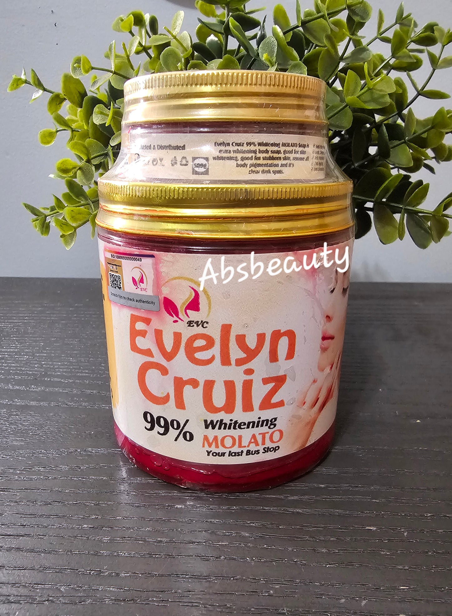 Evelyn Cruiz 99% Whitening Face & Body Molato Soap 💯👍