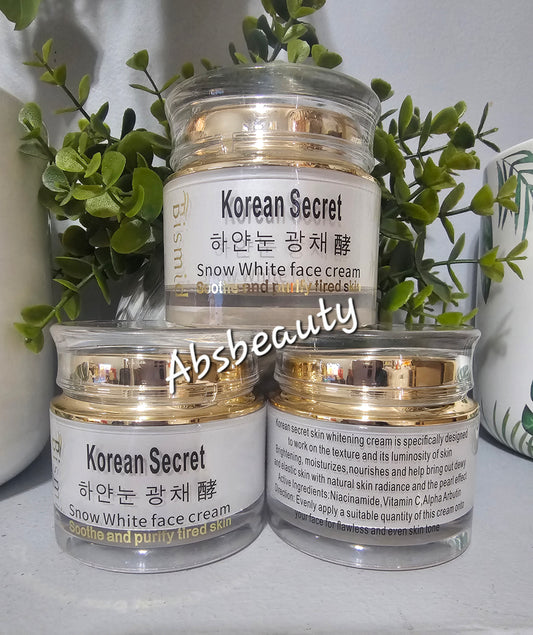 Bismid Korean Secret Snow White Face Cream 1pc