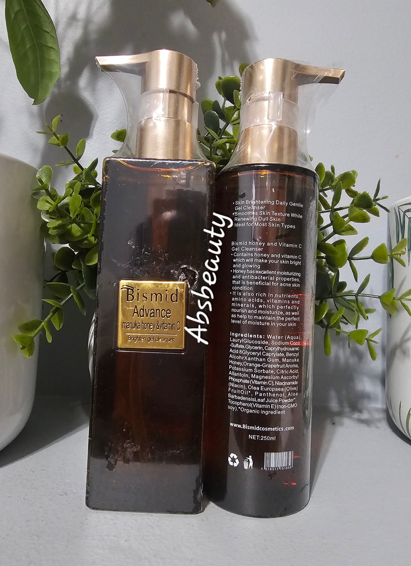 Bismid Advance Manuka Honey & Vitamin C Brighten Gel Face Cleanser ✨️👌.1pc