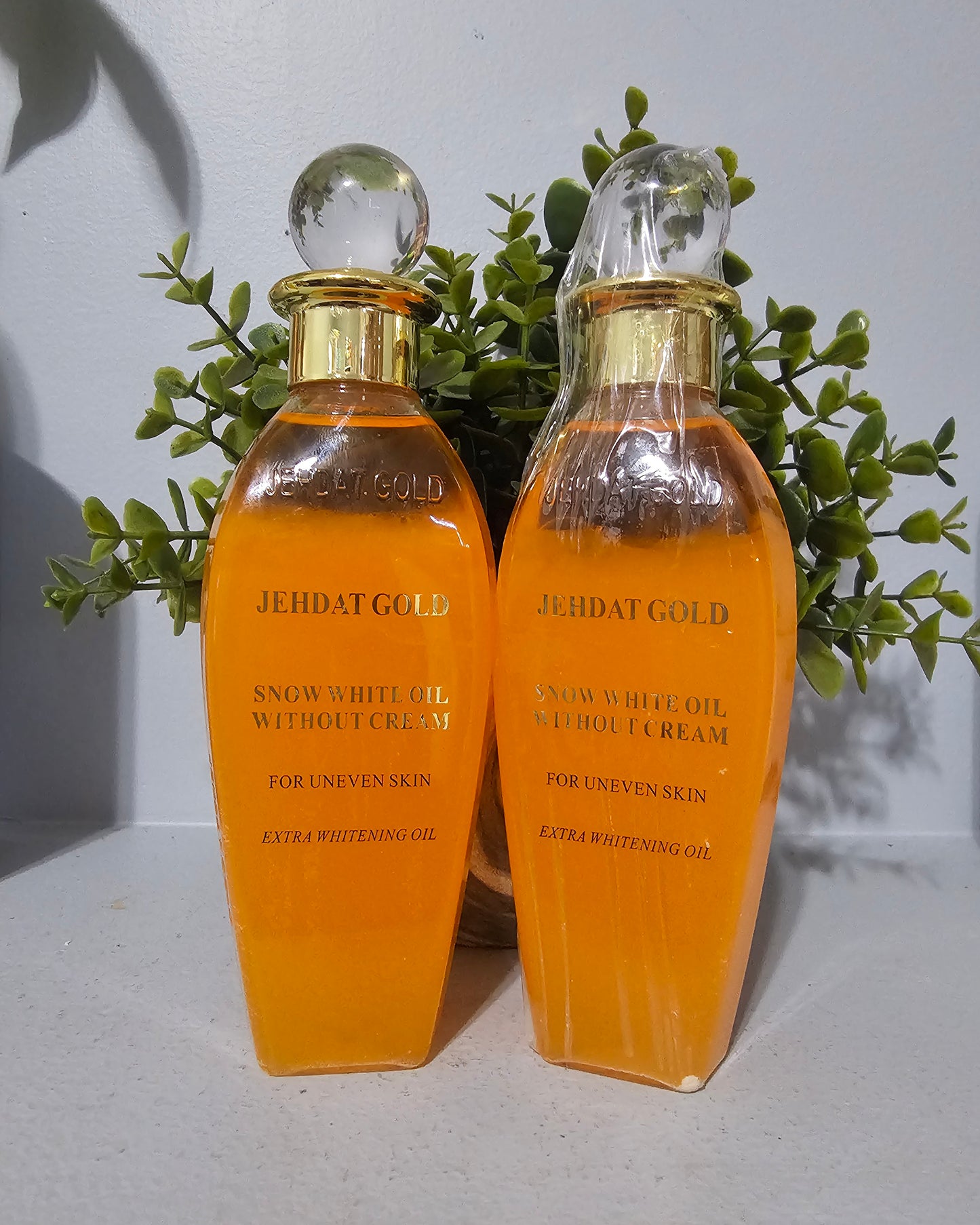 Jehdat Gold Snow White Body Oil Without Cream 250ml