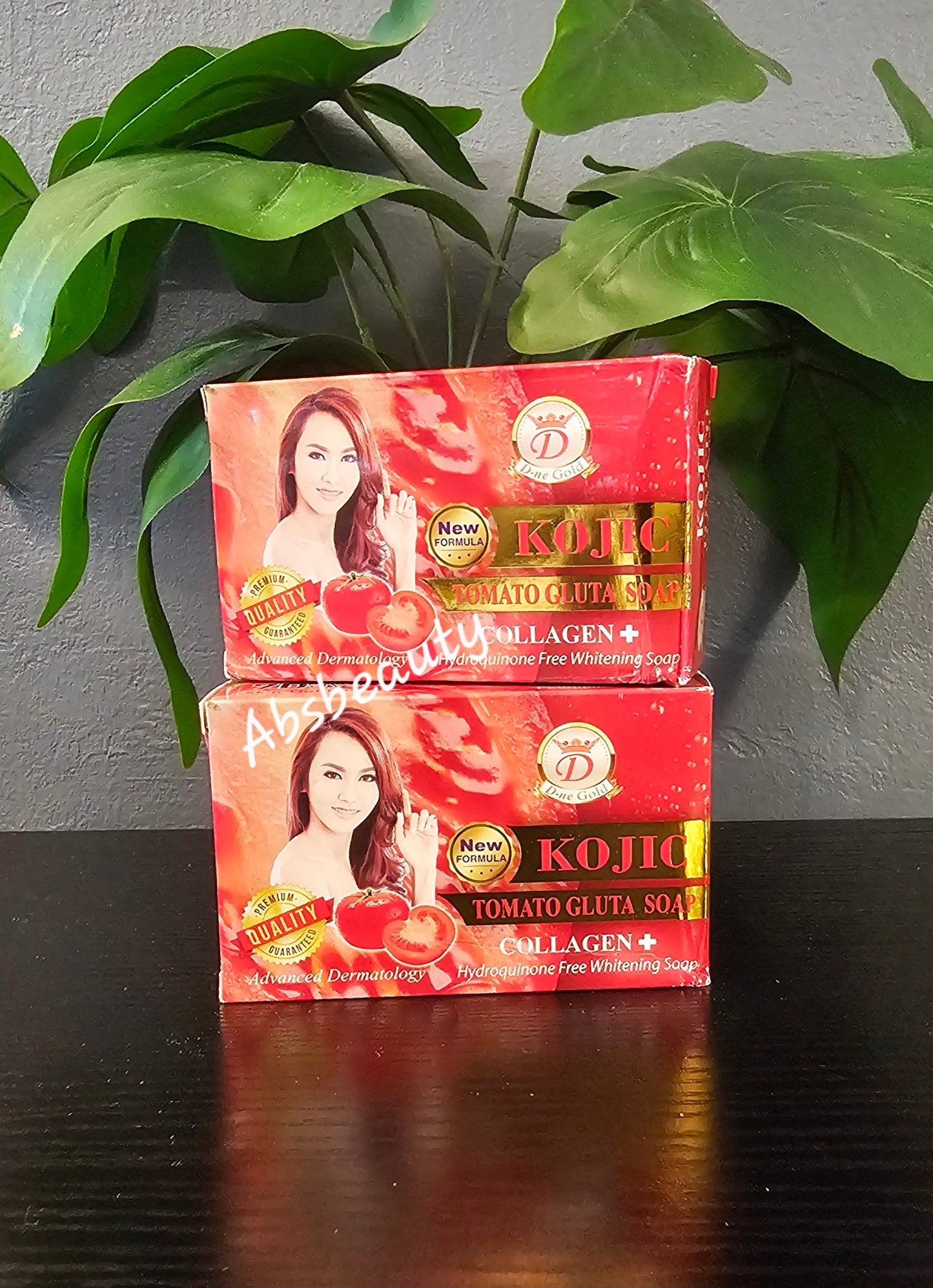 X2 Kojic Tomato Gluta Collagen+ 7days whitening Soap 2pcs 160g Each