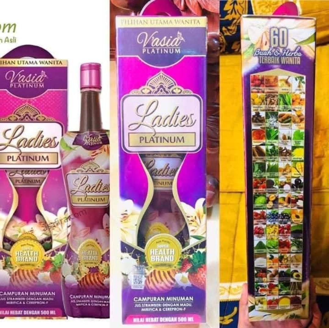 Vasia Ladies Platinum Supplements drink 500ml 💯👌✅️