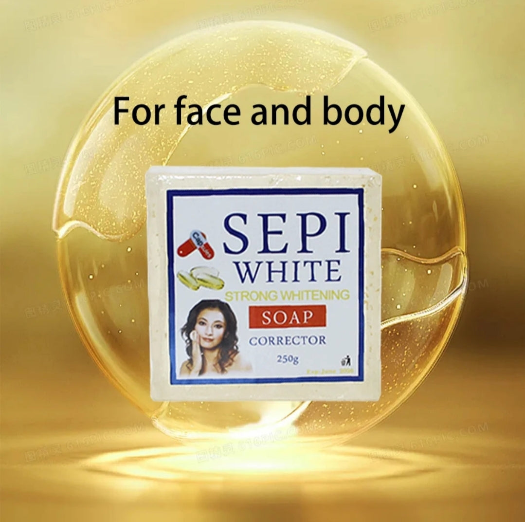 Sepi White Strong Whitening Soap➕️Body Oil Corrector➕️Face Cream, 3pcs set