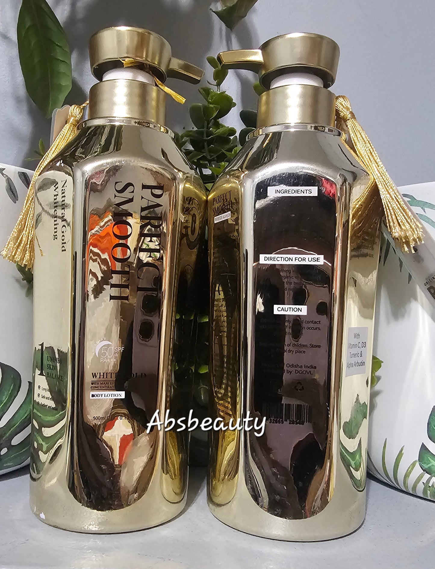 Parfect Smooth Half-C| Natural Gold Whitening Body Lotion With Spf50 500ml, 1pc💯👌