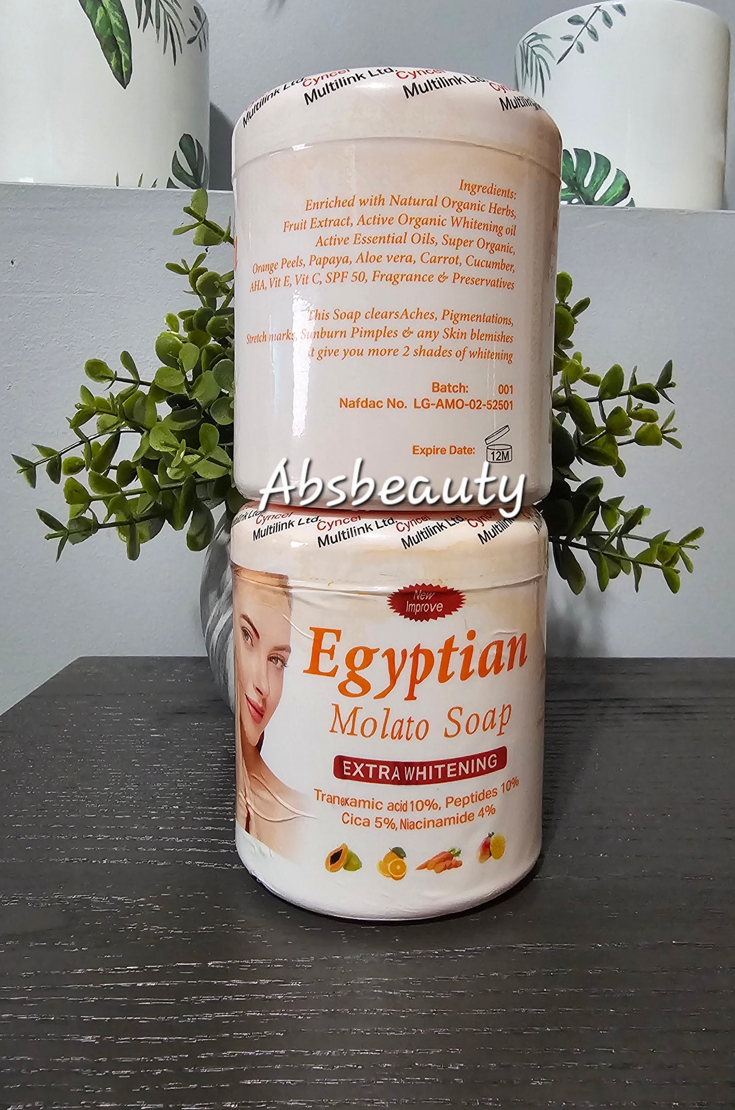Egyptian Molato Soap Extra Whitening 500g 💯👍.