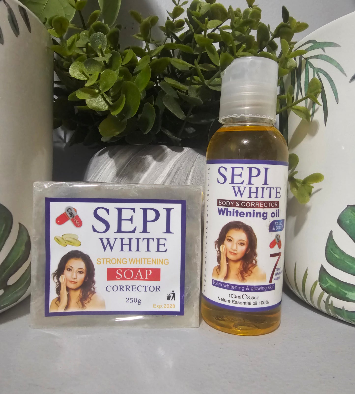 Sepi White Strong Whitening Soap & Body Oil Corrector