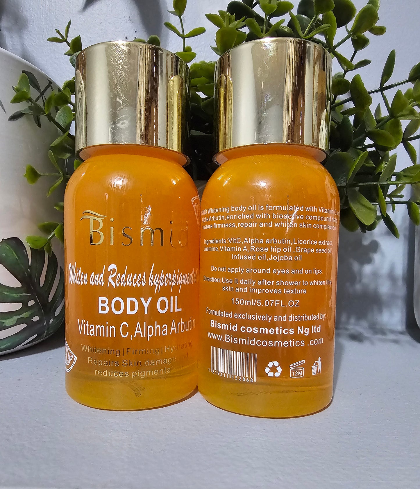 Bismid Whiten & Reduces Hyperpigmentation with Vitamin C & Alpha Arbutin 150ml