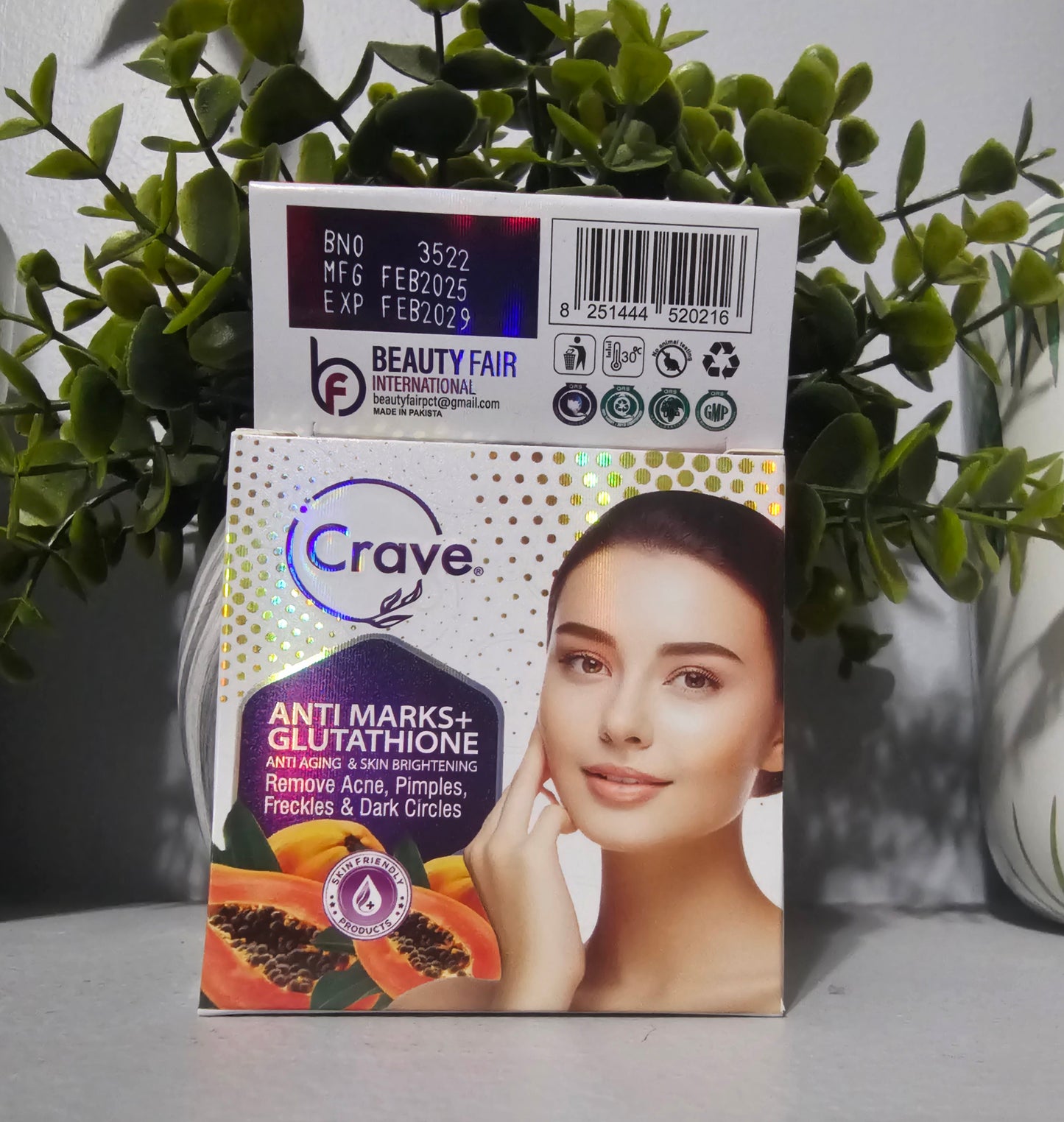 CRAVE Anti-Mark + Glutathione Face Shirley Cream