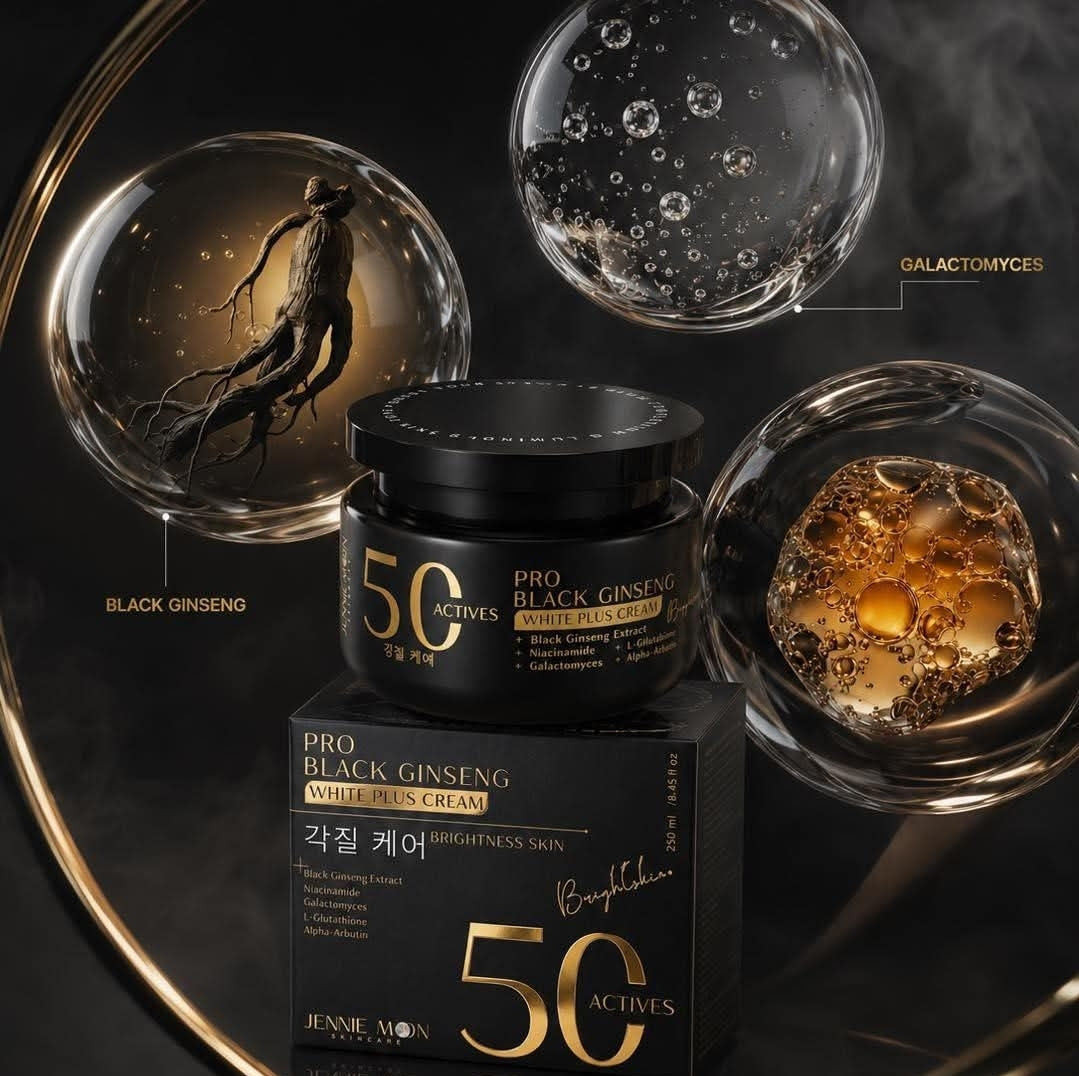 Jennie Moon Pro Black Ginseng Plus Cream 250ml | Botanical Body Cream Original&Authentic 1pc