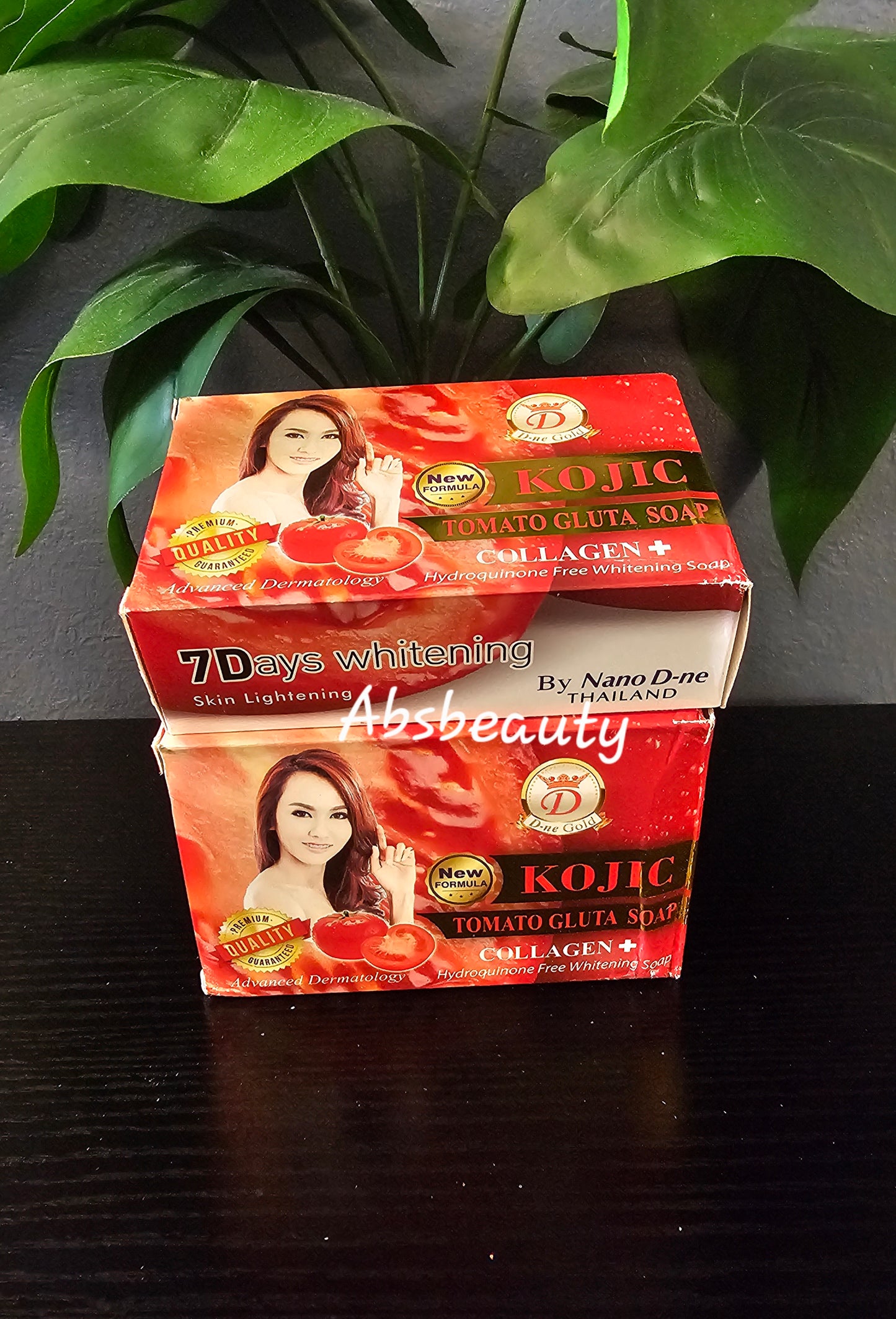 X2 Kojic Tomato Gluta Collagen+ 7days whitening Soap 2pcs 160g Each
