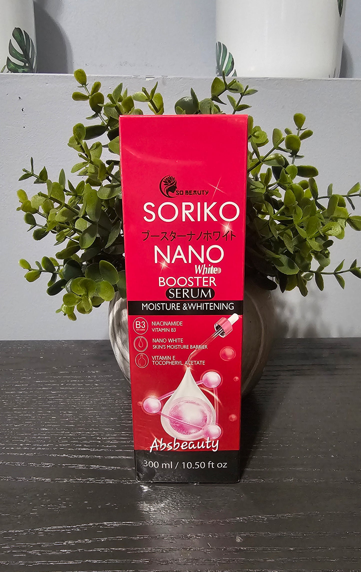 Soriko Nano White Booster Serum Whitening & Moisturizing 300ml ✨️👌