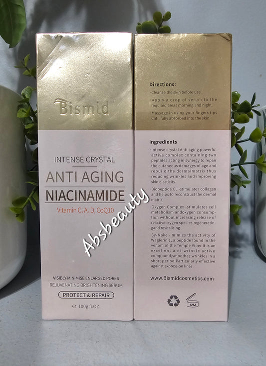 Bismid Intense Crystal Anti-Aging With Niacinamide Rejuvenating Brightening Serum 100ml