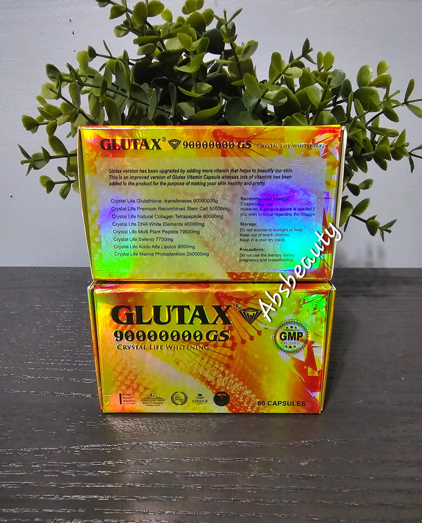 Anti-Aging Whitening Booster Crystal Life Supplement 60 Capsules Original&Authentic ✅️💯👍, 1pc