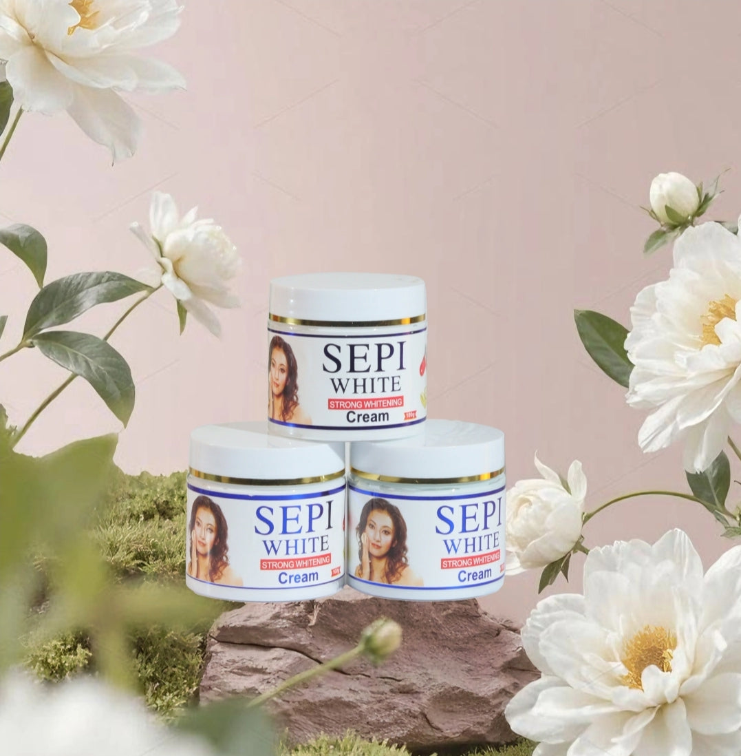 Sepi White Strong Whitening Soap➕️Body Oil Corrector➕️Face Cream, 3pcs set